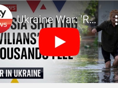 6/6/2023 – ‘Russia shelling civilians’ as thousands flee floods (video)